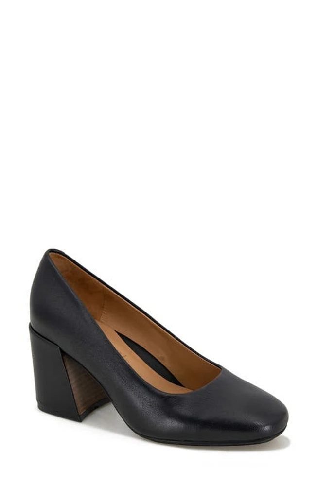 GENTLE SOULS BY KENNETH COLE Irie Block Heel Pump Black Leather at Nordstrom,