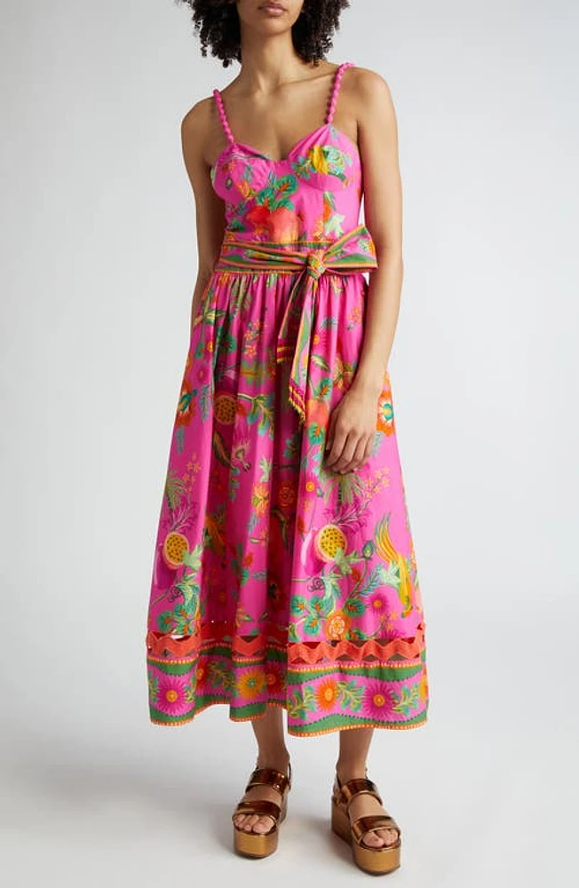 FARM Rio Delicate Fruit Garden Maxi Dress Pink at Nordstrom,