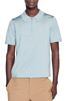 sandro Pablo Zip Polo at Nordstrom,