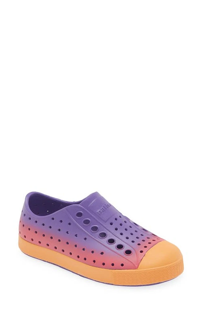 Native Shoes Kids' Water Friendly Slip-On Sneaker in Ultrvlt/Apctor/Ultrdazomb at Nordstrom, Size 4 M