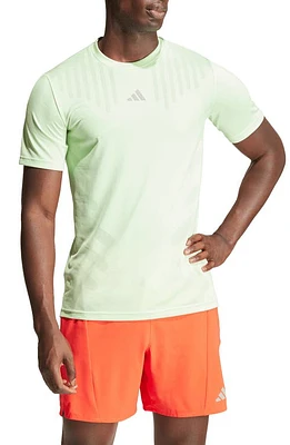 adidas HIIT Workout Airchill T-Shirt Semi Green Spark at Nordstrom, R