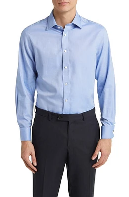 Charles Tyrwhitt Slim Fit Non-Iron Solid Royal Oxford Dress Shirt at Nordstrom,