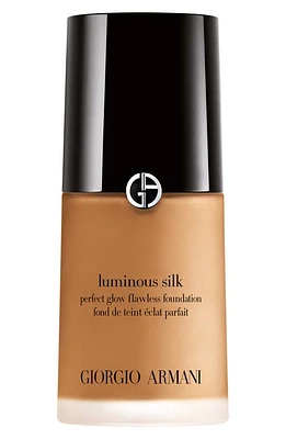 ARMANI beauty Luminous Silk Natural Glow Foundation in 8.5 Tan To Deep/peach at Nordstrom