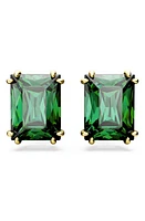 Swarovski Matrix Crystal Stud Earrings in Green at Nordstrom