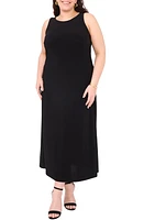 Vince Camuto Sleeveless Midi Dress Rich Black at Nordstrom,