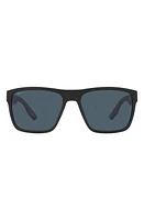 Costa Del Mar Paunch XL 59mm Square Sunglasses in Matte Black at Nordstrom