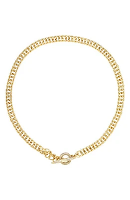 Ettika Crystal Toggle Necklace in Gold at Nordstrom