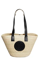 Altuzarra Large Watermill Straw Tote in Natural/Black at Nordstrom