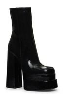 Versace Patent Leather Platform Bootie in Black at Nordstrom, Size 8.5Us