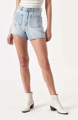 Rolla's Mirage Denim Cutoff Shorts Organic Light Blue at Nordstrom,