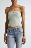 DIESEL De-Ville Denim Strapless Top at Nordstrom, Size Small