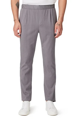 PAIGE Snider Pinstripe Pull-On Pants Evening Birch at Nordstrom,