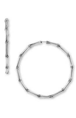 John Hardy 'Bamboo' Large Hoop Earrings in Silver at Nordstrom