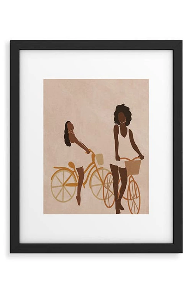 Deny Designs Nawaal Illustrations Sunday Morning Framed Wall Art in Frame at Nordstrom