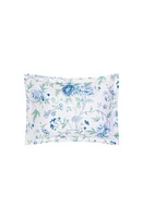 Matouk Simone Floral Linen Pillow Sham in Sea at Nordstrom