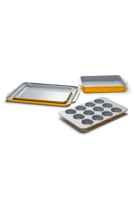 CARAWAY -Piece Nontoxic Ceramic Bakeware Set in Marigold at Nordstrom