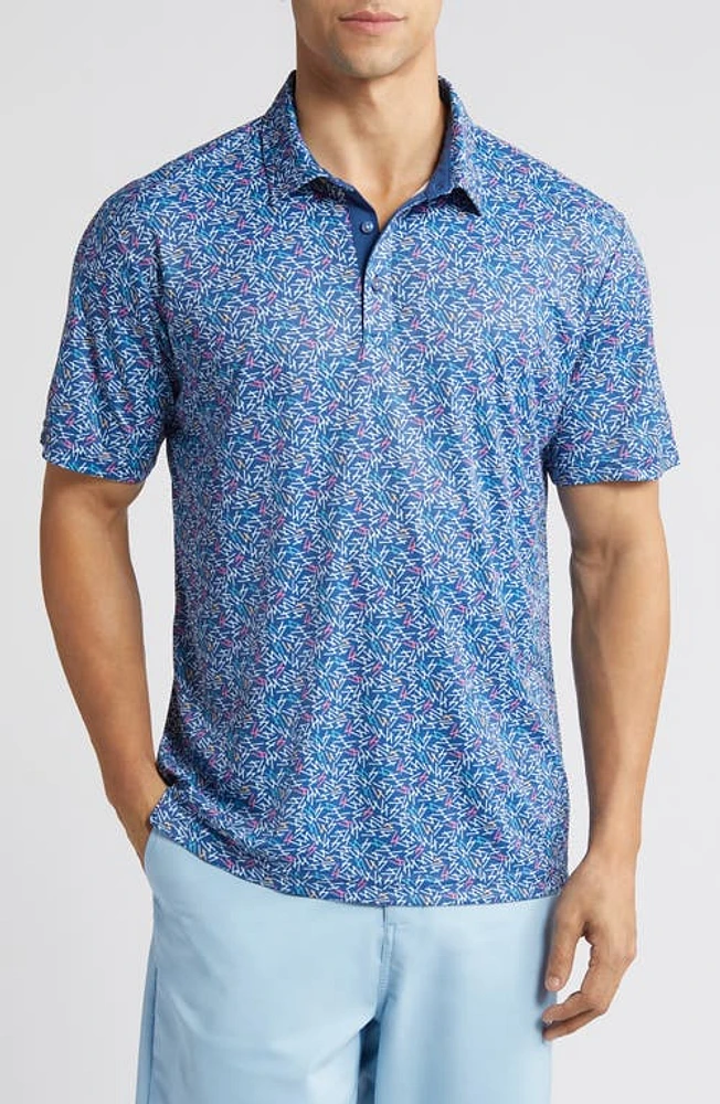 Swannies Fore Scatter Print Golf Polo at Nordstrom,