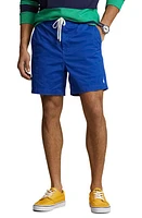 Polo Ralph Lauren Prepster Flat Front Stretch Cotton Twill Shorts in Saphire Star at Nordstrom, Size Small