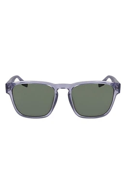 Converse Fluidity 53mm Square Sunglasses in Crystal Smoke at Nordstrom