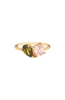 Ettika Small Teardrop Cubic Zirconia Ring in Pink at Nordstrom, Size 7