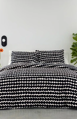 Marimekko Rasymatto Duvet Cover & Sham Set in Black at Nordstrom