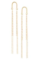 Poppy Finch Arch Shimmer Drop Earrings in 18Kyg at Nordstrom