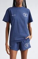 Sporty & Rich Hotel du Cap Cotton Graphic T-Shirt Indigo at Nordstrom,