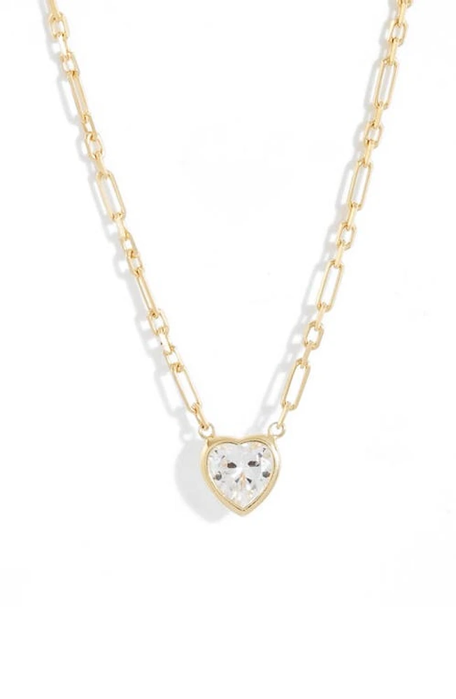 SHYMI Fancy Heart Necklace in Gold at Nordstrom