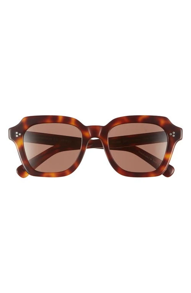 Oliver Peoples Kienna 51mm Square Sunglasses in Dark Brown at Nordstrom