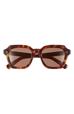 Oliver Peoples Kienna 51mm Square Sunglasses in Dark Brown at Nordstrom