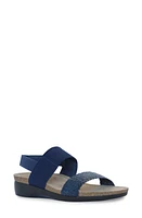 Munro Pisces Sandal Navy Woven at Nordstrom,