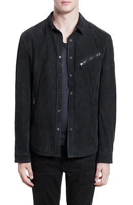 John Varvatos Suede Shirt Jacket at Nordstrom, Eu