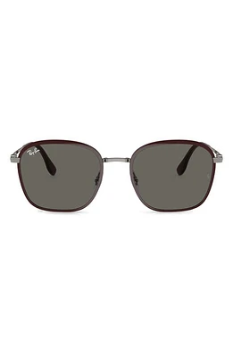 Ray-Ban 55mm Square Sunglasses in Grey at Nordstrom