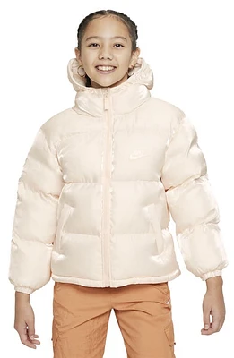 Nike Kids' Therma-FIT Ultimate Puffer Jacket Guava Ice/Guava Ice/White at Nordstrom