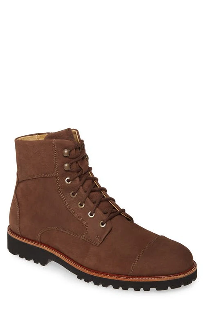 Samuel Hubbard Uptown Maverick Cap Toe Boot Pebble Brown Nubuck at Nordstrom,