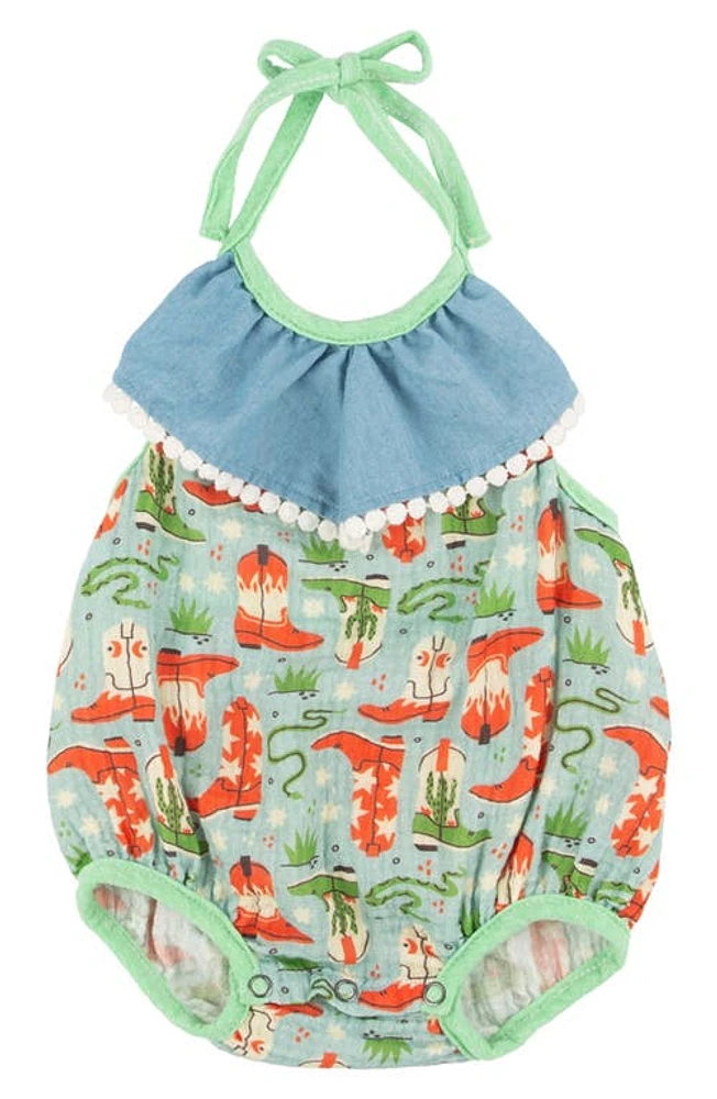 Miki Miette Star Halter Bubble Romper Howdy at Nordstrom,