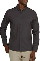 7 Diamonds Niall Geometric Print Performance Button-Up Shirt at Nordstrom,