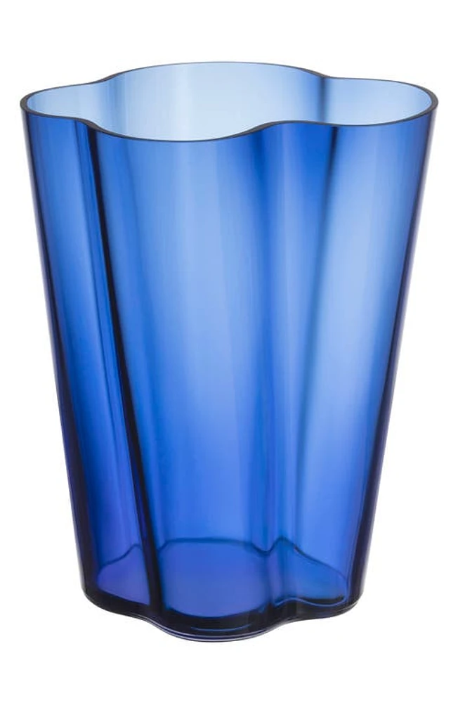 Iittala Aalto 10.5-Inch Vase in Ultramarine Blue at Nordstrom