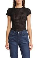 FRAME Textured Mesh T-Shirt at Nordstrom,