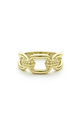 LAGOS Signature Caviar Oval Link Ring in Gold at Nordstrom, Size 7