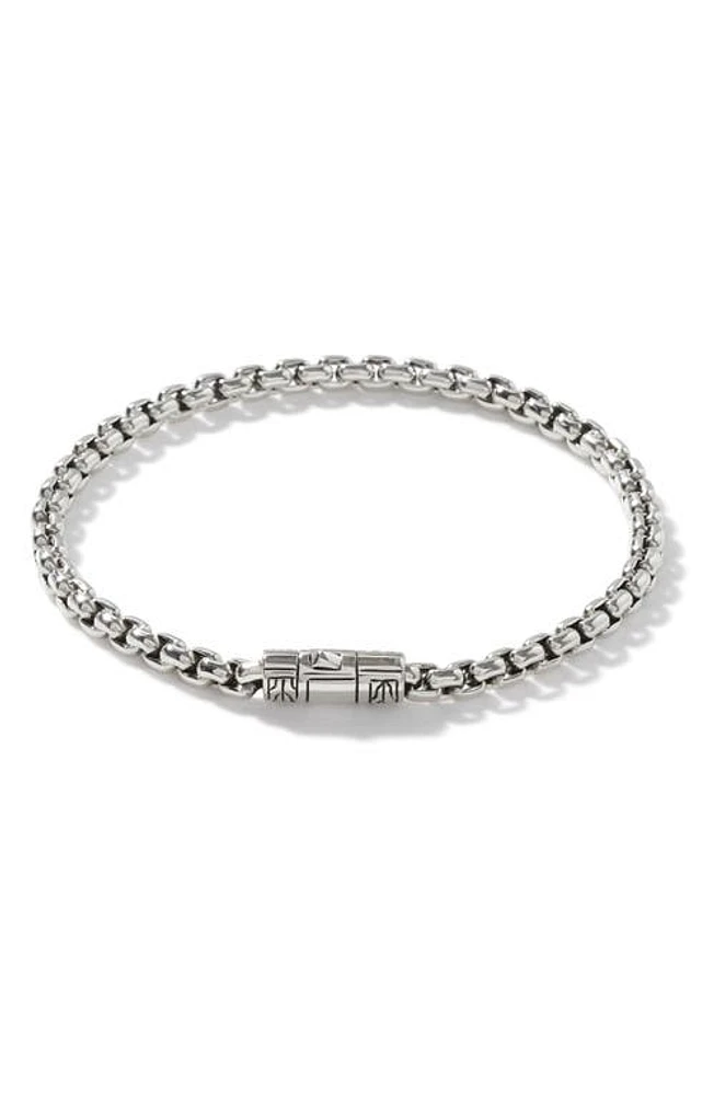 John Hardy Classic Chain Bracelet in Sterling Silver at Nordstrom, Size Small