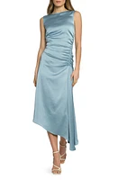 Luxely Finch Ruched Satin Midi Dress at Nordstrom,