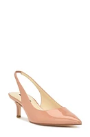 Nine West Nataly Pointed Toe Kitten Heel Pump Light Natural 110 at