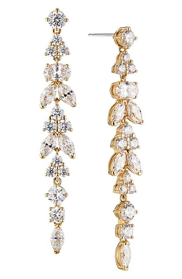 Nadri Prima Linear Drop Earrings in Gold at Nordstrom