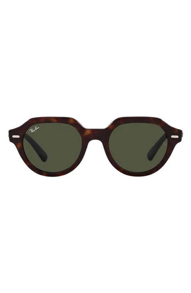 Ray-Ban Gina 53mm Square Sunglasses in Havana at Nordstrom