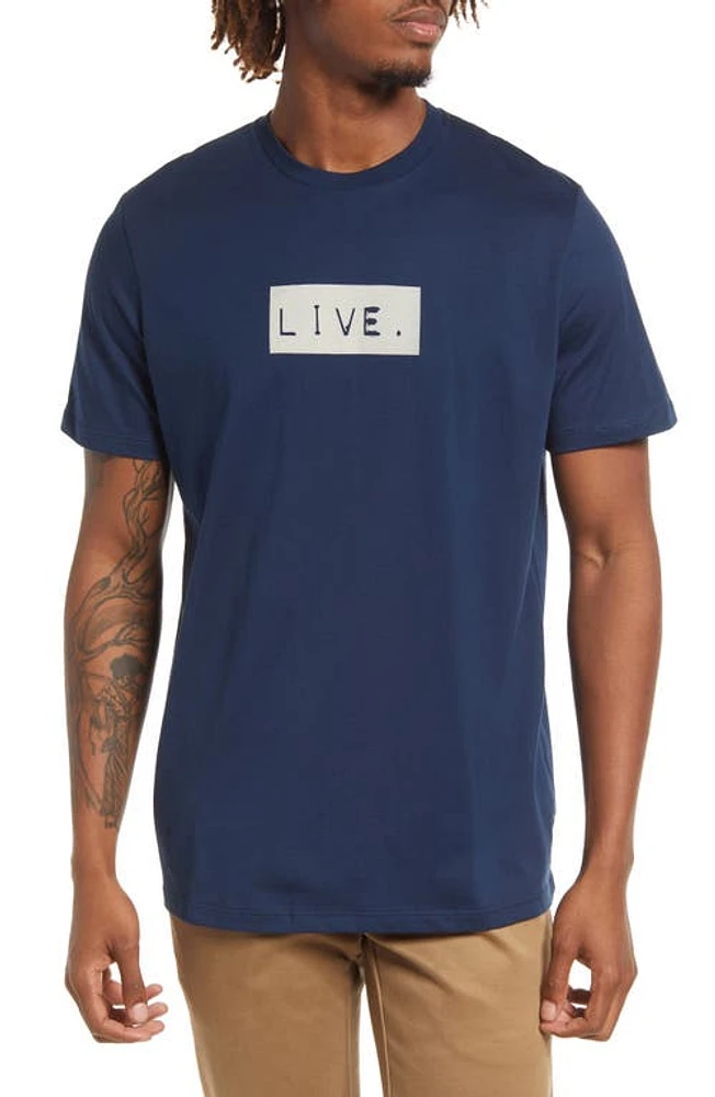 Live Pima Cotton Graphic Logo Tee at Nordstrom,