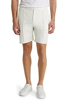 Stone Rose French Terry Flat Front Shorts Off White at Nordstrom,