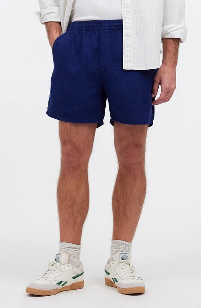 Madewell Everywear Linen Twill Shorts at Nordstrom,