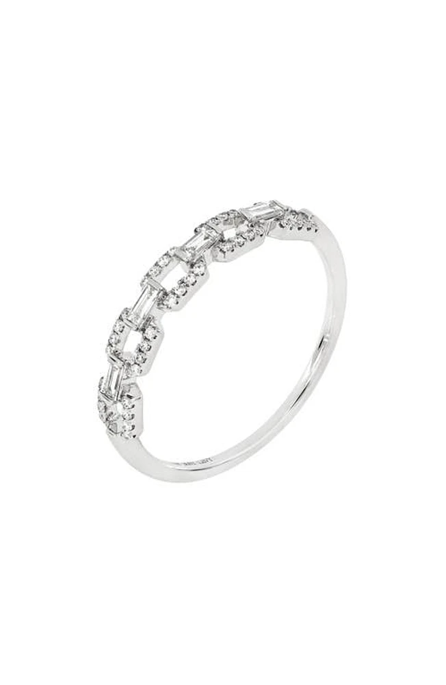 Bony Levy Diamond Link Ring in 18K White Gold at Nordstrom, Size 7.5