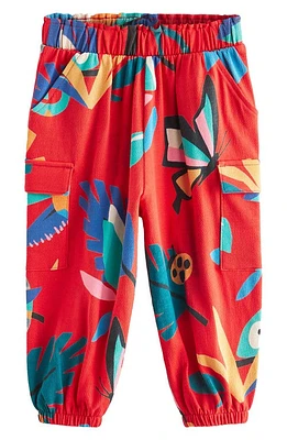 NEXT Kids' Baggy Cargo Pants Red at Nordstrom,